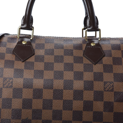 Louis Vuitton Damier Ebene Speedy Bandouliere 35 10 of 10