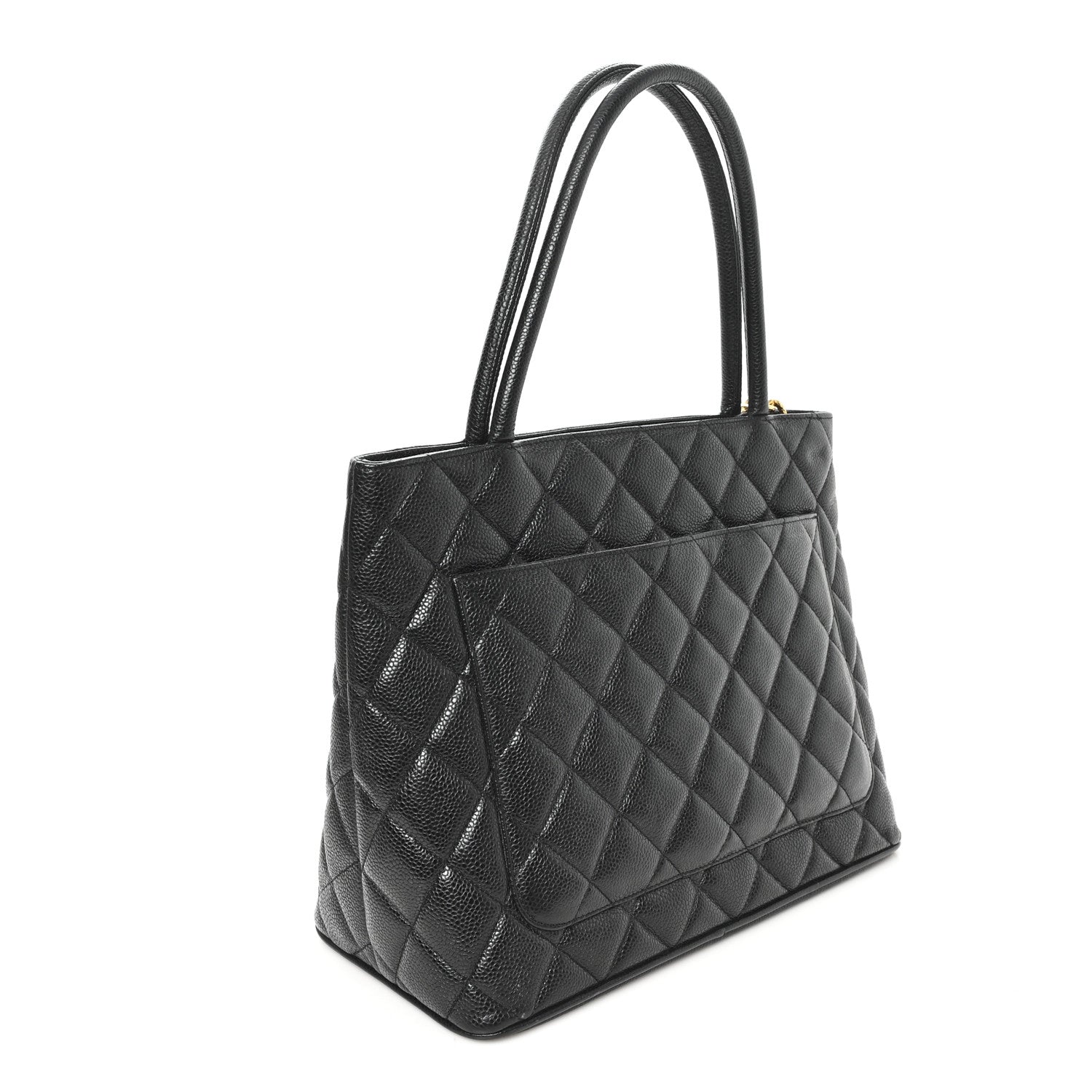 Chanel Caviar Quilted Medallion Tote Black 3 of 10