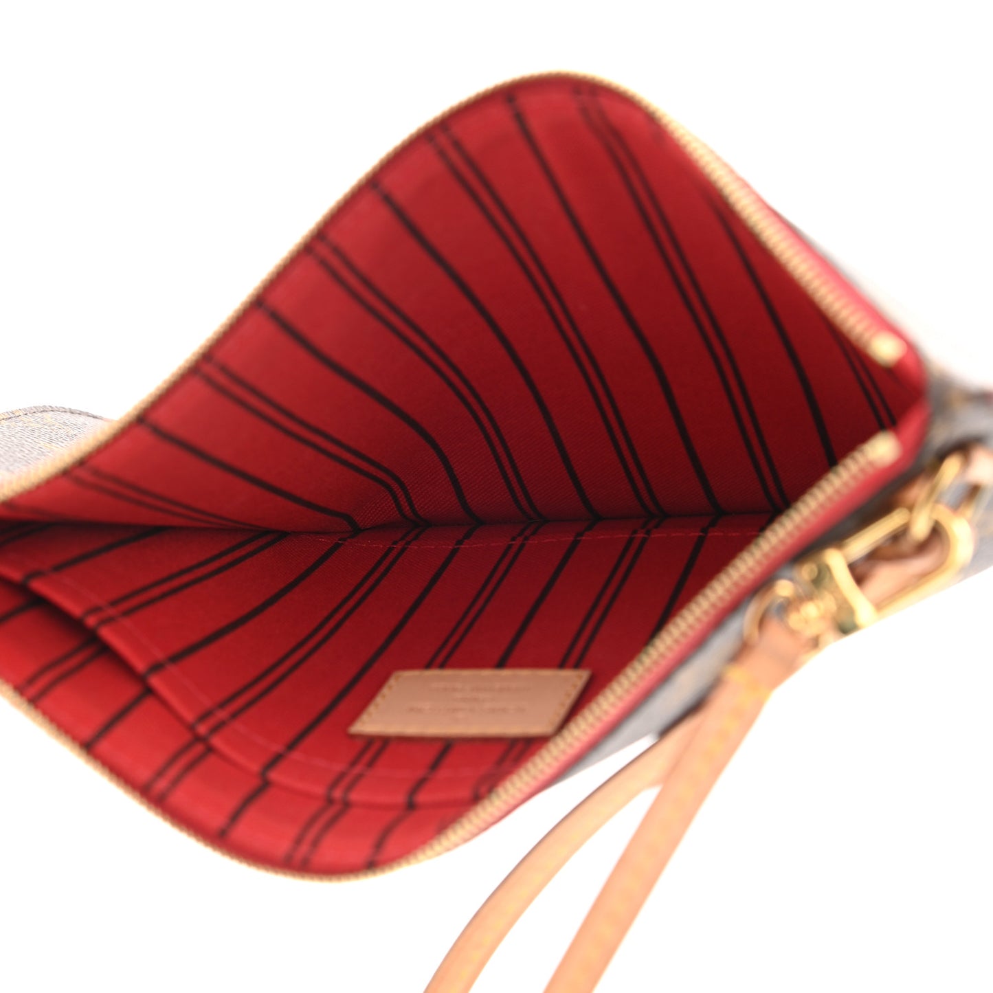 Monogram Neverfull MM GM Pochette Cherry