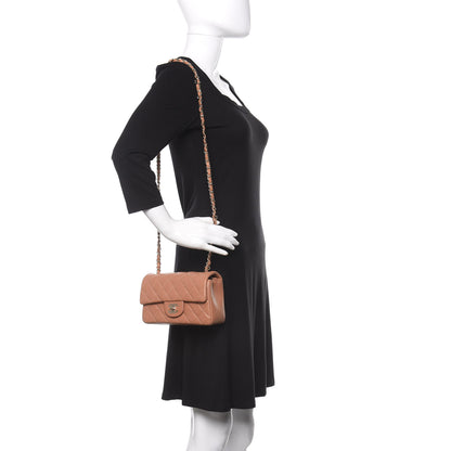 Chanel Lambskin Quilted Mini Rectangular Flap Brown 2 of 11