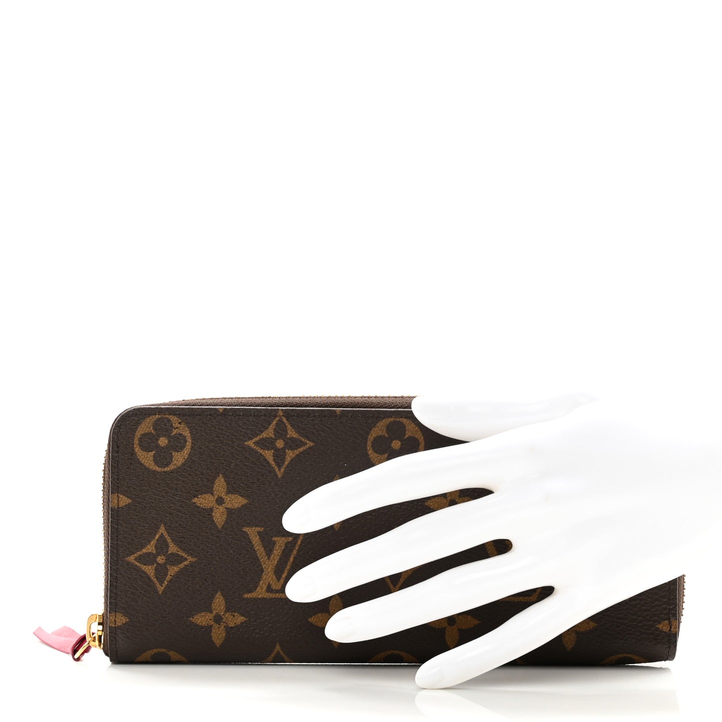 Monogram Clemence Wallet Fuchsia