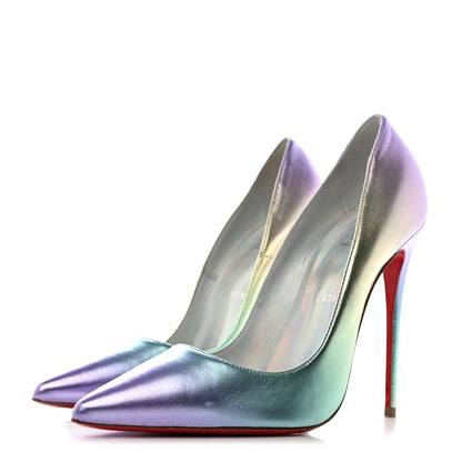 Christian Louboutin Iridescent Nappa Lam Licorne Iriza 100 Pumps 39.5 Multicolor 3 of 9