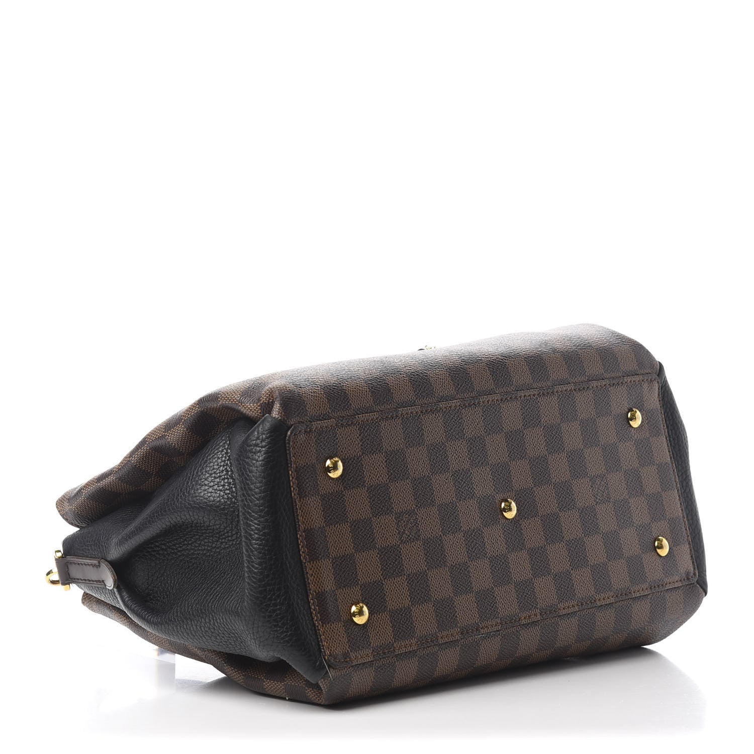 Louis Vuitton Cuir Taurillon Damier Ebene Normandy Black 3 of 9