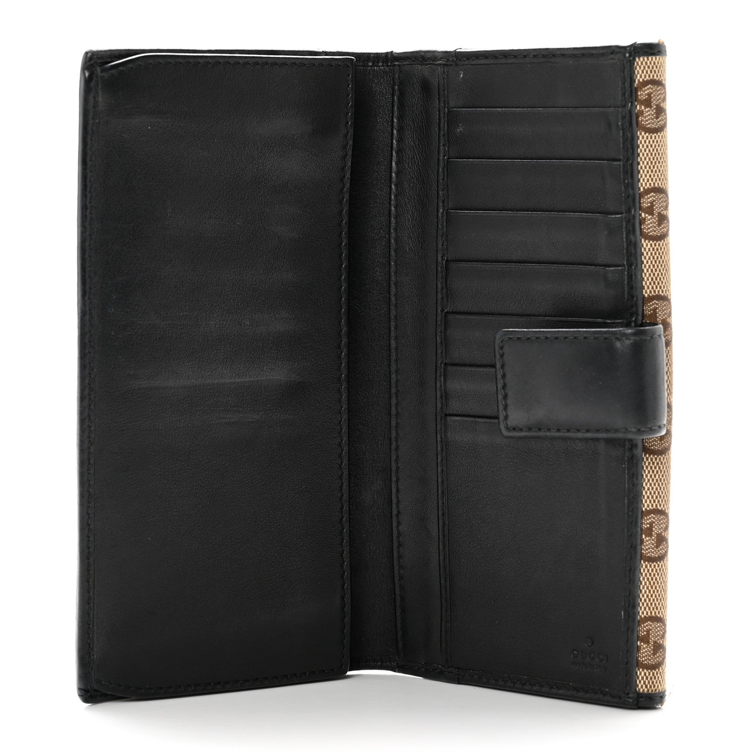 Gucci Monogram New Britt Continental Wallet Dark Brown 4 of 11