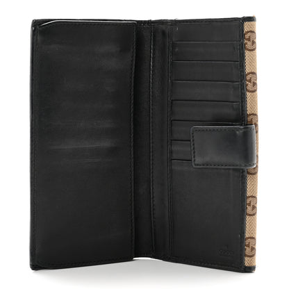 Gucci Monogram New Britt Continental Wallet Dark Brown 4 of 11