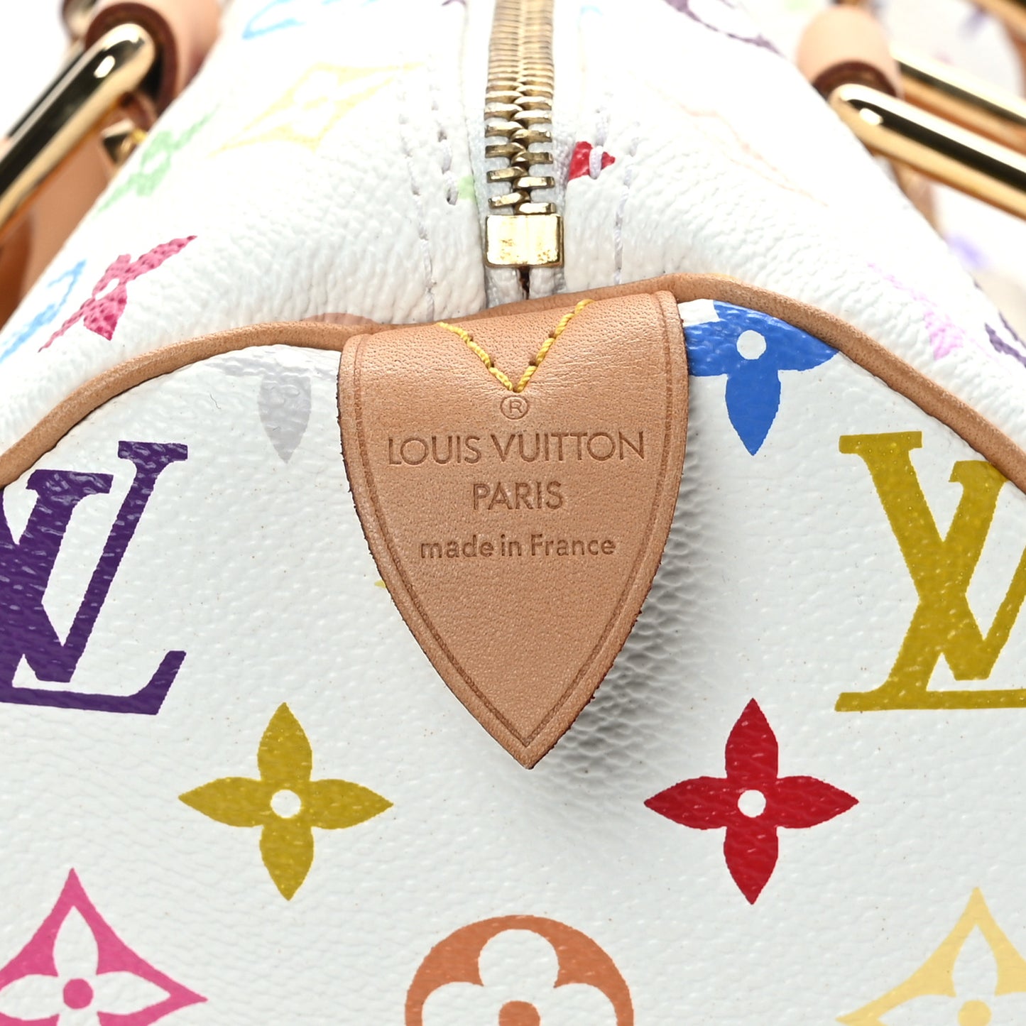 Monogram Multicolor Speedy 30 White