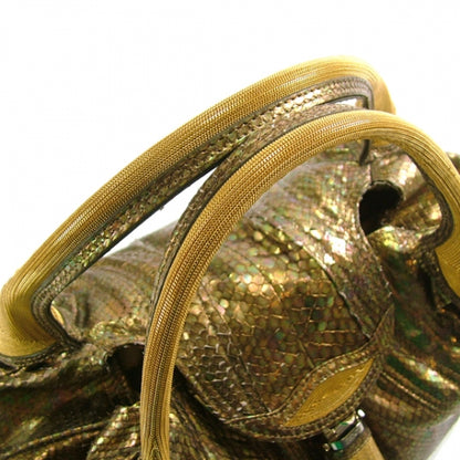 Fendi Metallic Python Chain Spy Gold 4 of 11