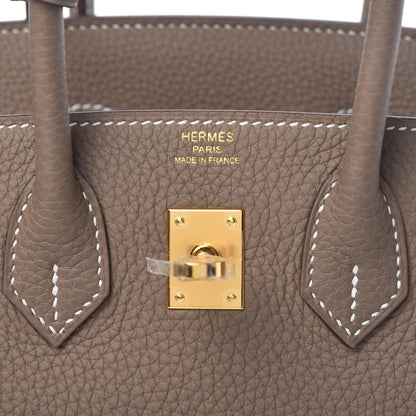 Hermes Togo Birkin 25 Etoupe 8 of 37