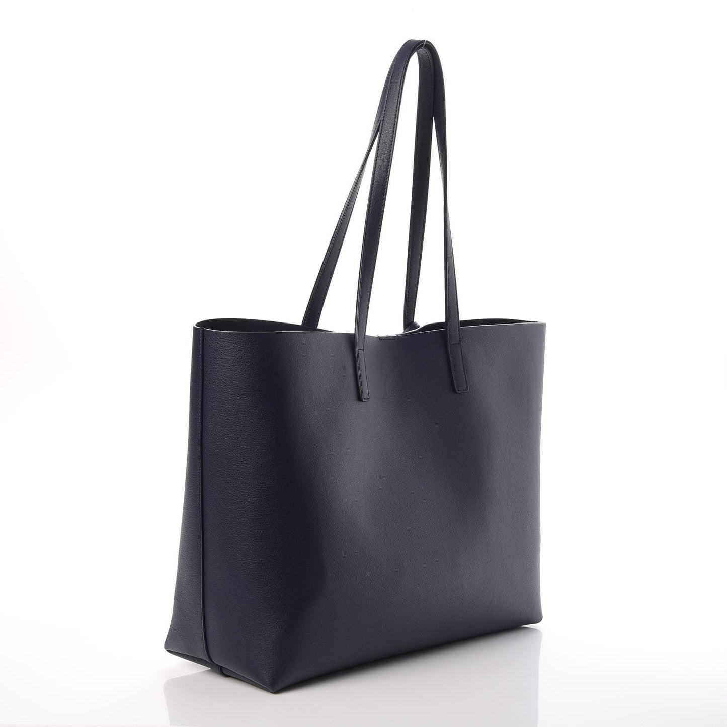 Calfskin Large Shopping Tote Deep Marine