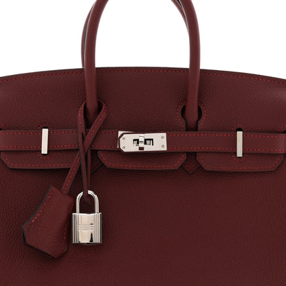 Hermes Togo Birkin 25 Rouge H 9 of 12