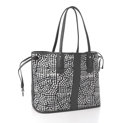 MCM Visetos Medium Liz Reversible Shopper Tote Phantom Grey 6 of 16