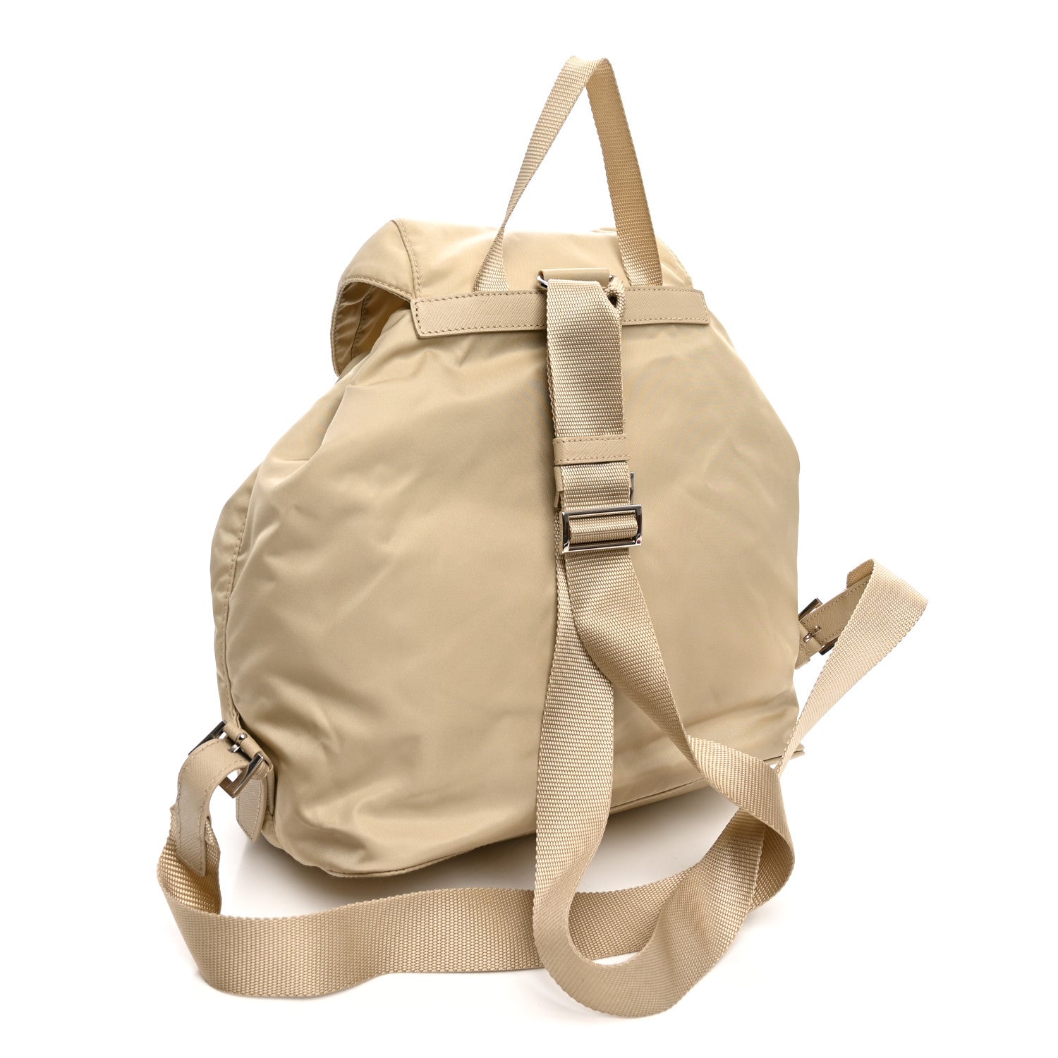 Prada Nylon Saffiano Medium Backpack Deserto 4 of 11