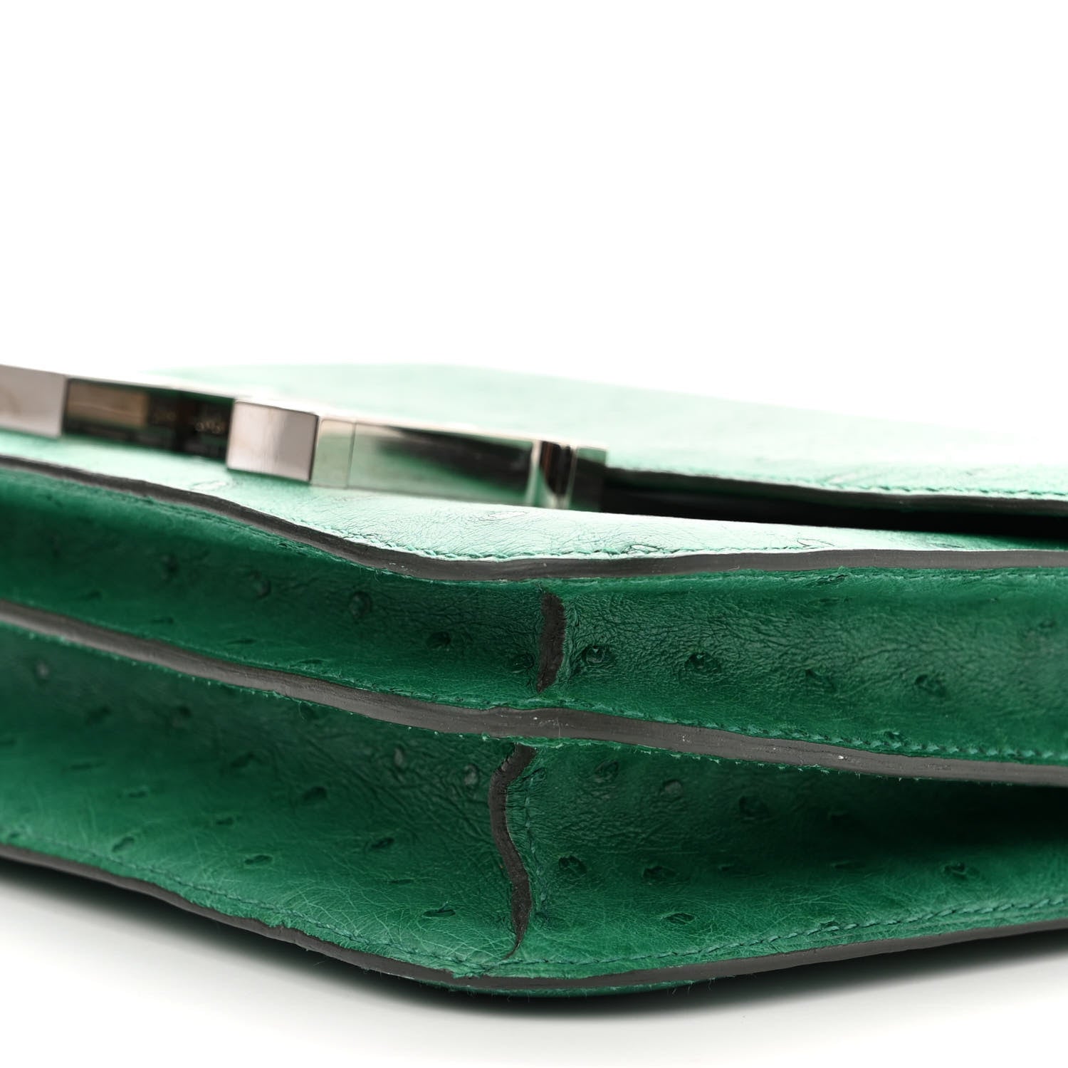 Hermes Ostrich Constance 18 Vert Vertigo 8 of 12