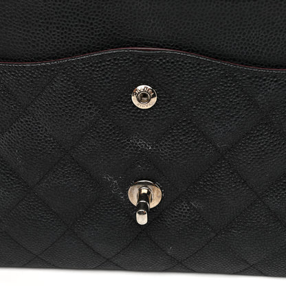 Chanel Caviar Quilted Jumbo Double Flap Black 13 of 14