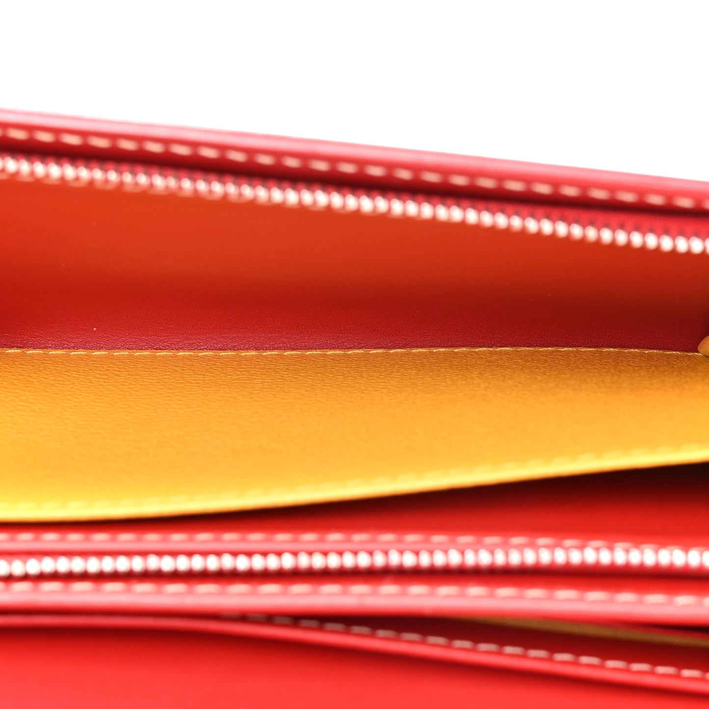 Goyardine Varenne Long Wallet Red
