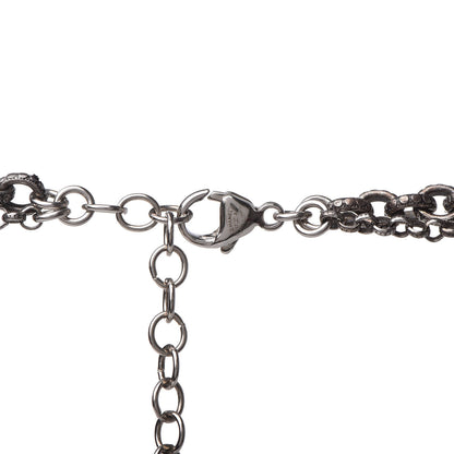 Chanel Beaded Enamel CC Long Necklace Ruthenium Multicolor 4 of 5