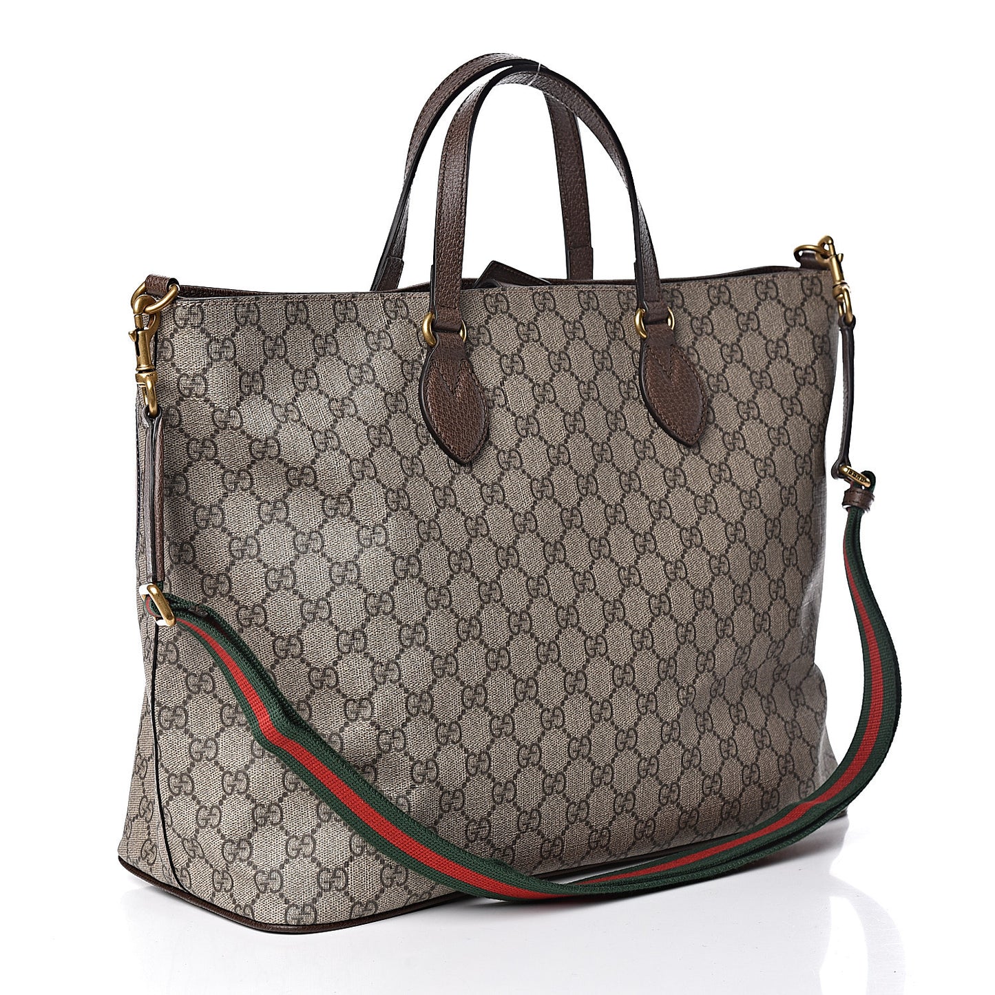 Soft GG Supreme Monogram Courrier Medium Crossbody Tote Beige New Acero