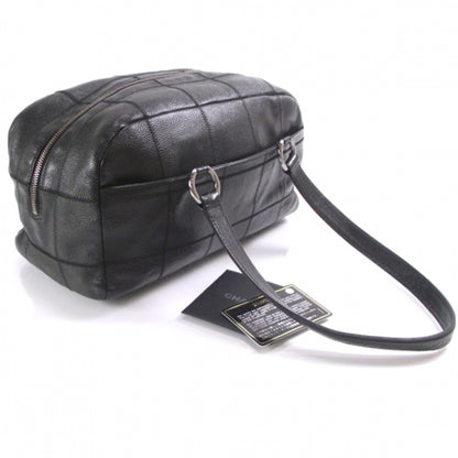 Chanel Caviar Square Stitched Tote Black 3 of 12
