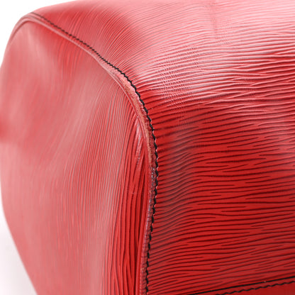 Louis Vuitton Epi Keepall 45 Castillan Red 7 of 11