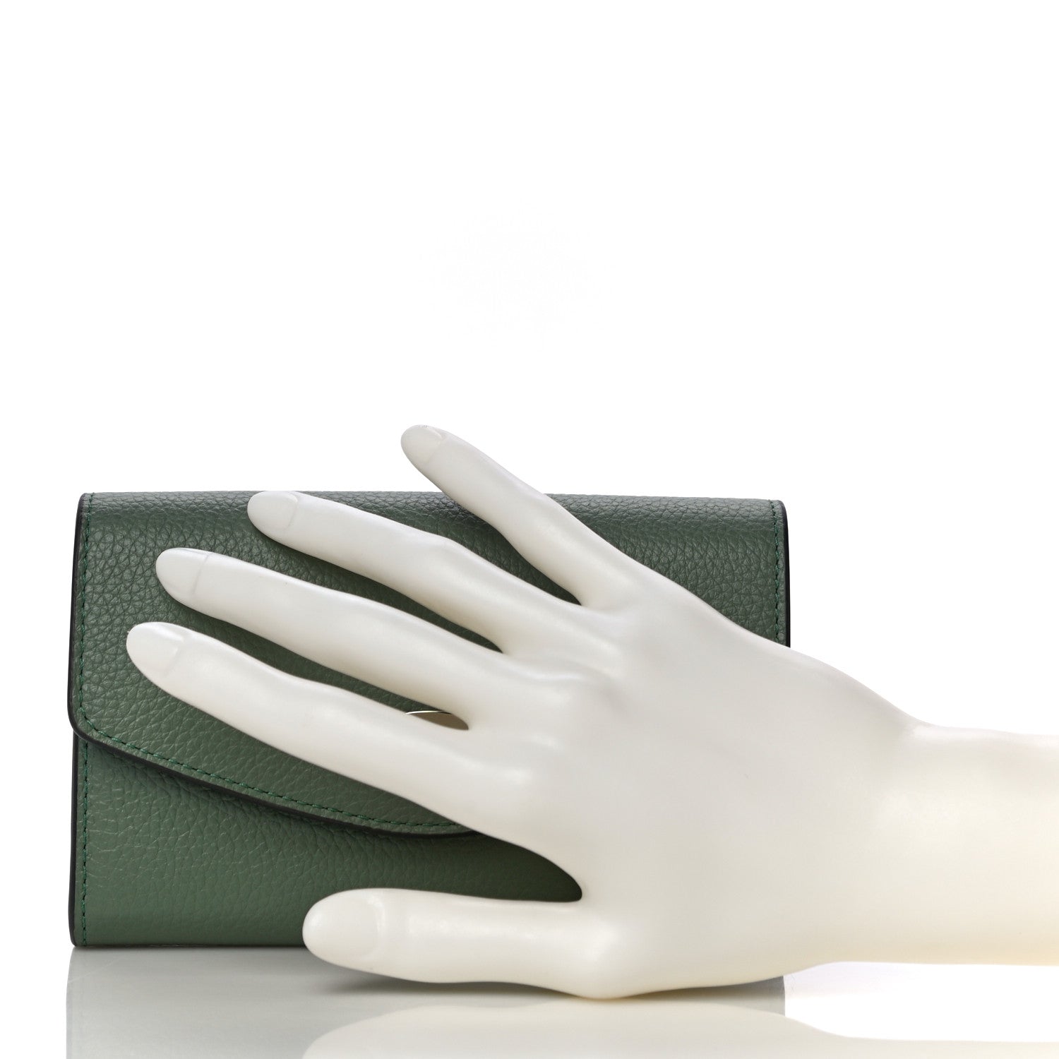 Mulberry Small Classic Grain Medium Darley Wallet Cambridge Green 2 of 12