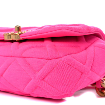 Chanel Jersey Quilted Chanel 19 Waist Bag Pink 8 of 10