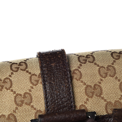Gucci Monogram Backpack Dark Brown 21 of 21