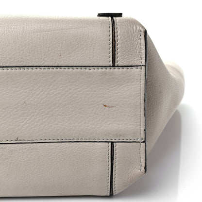 Chloe Smooth Calfskin Small Milo Shopping Tote Motty Grey 8 of 14
