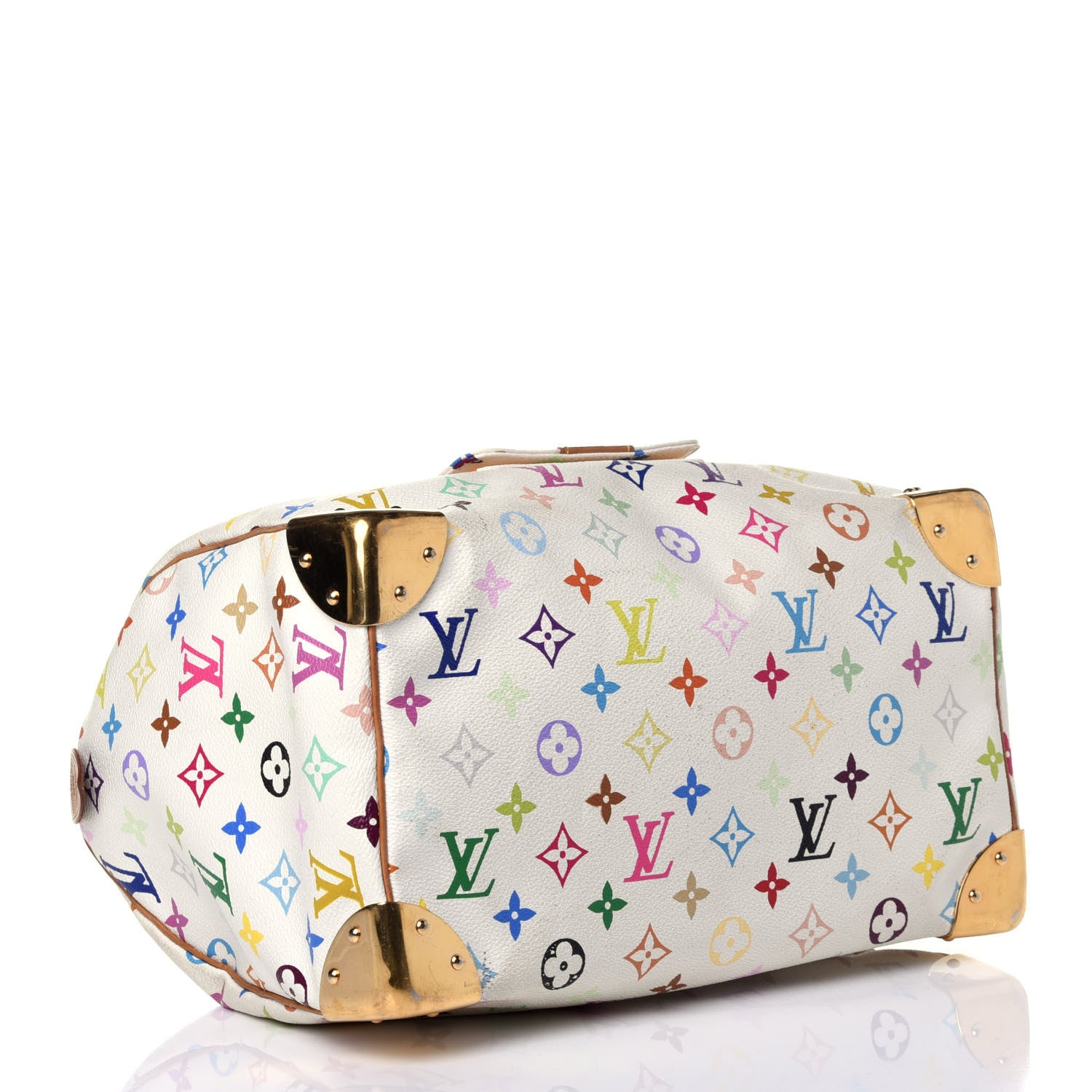 Louis Vuitton Monogram Multicolor Speedy 30 White 4 of 13