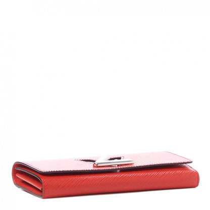 Louis Vuitton Epi Twist Wallet Coquelicot 3 of 10
