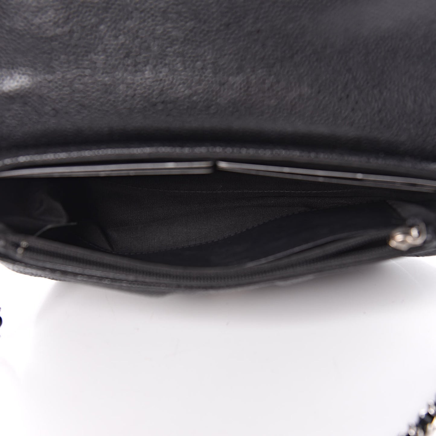 Caviar Half Moon Wallet On Chain WOC Black