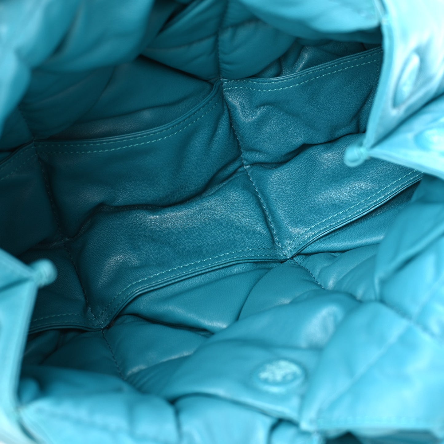 Lambskin Padded Lock Tote Blaster