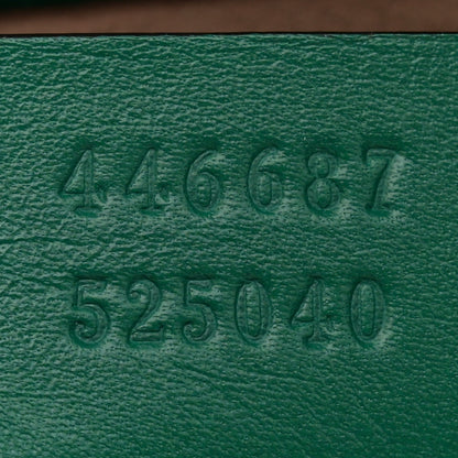 Gucci Calfskin Web Stripe Medium Dionysus Hobo Emerald 7 of 16