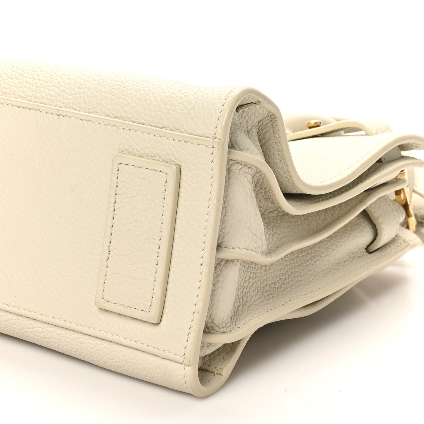 Grained Calfskin Baby Sac De Jour Souple Ivory