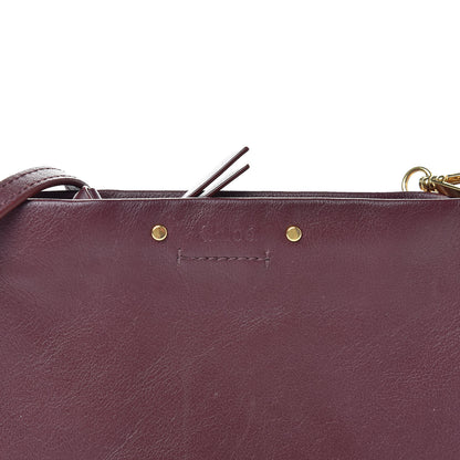 Chloe Calfskin Mini Roy Chain Pouch Bordeaux 7 of 7