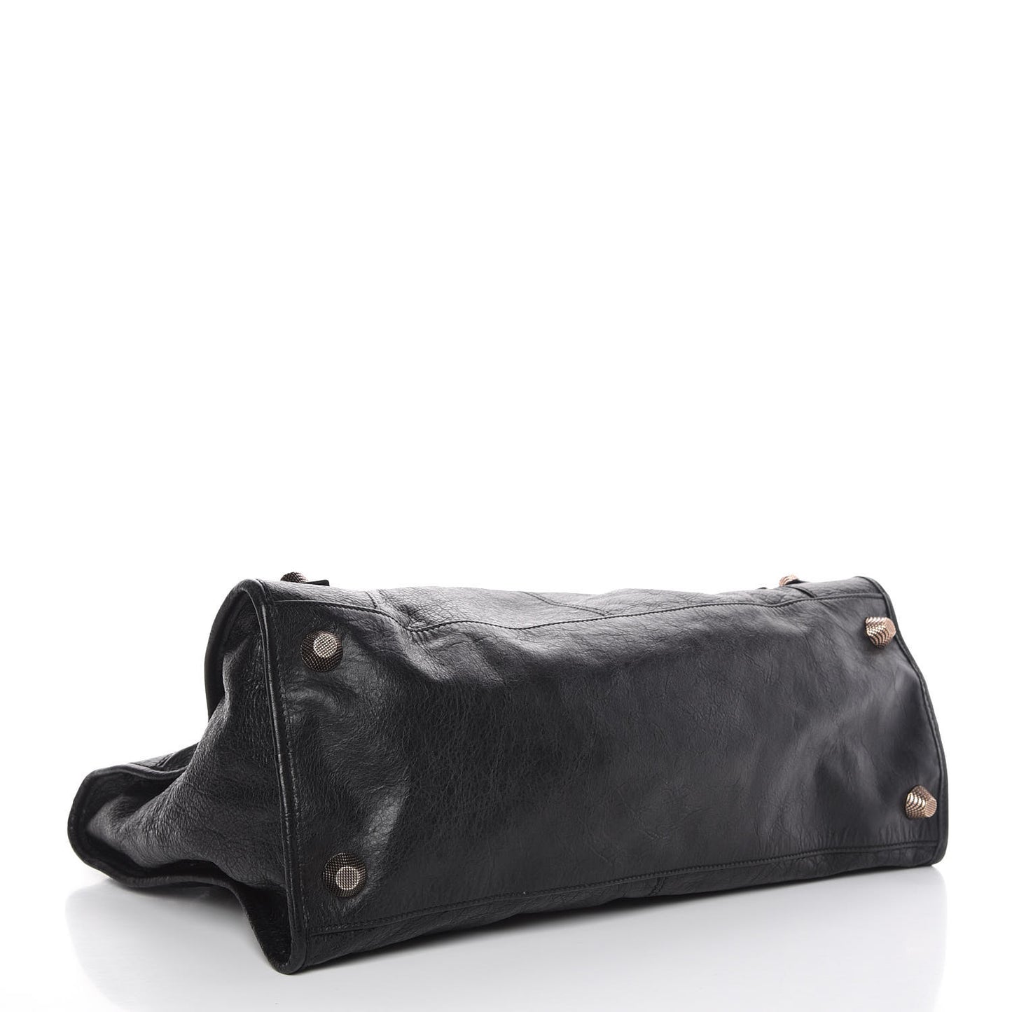 Agneau Giant 21 Rose Gold Hardware Work Black