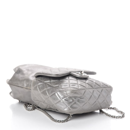 Chanel Metallic Lambskin Quilted Small In Seoul Backpack Silver 4 of 10