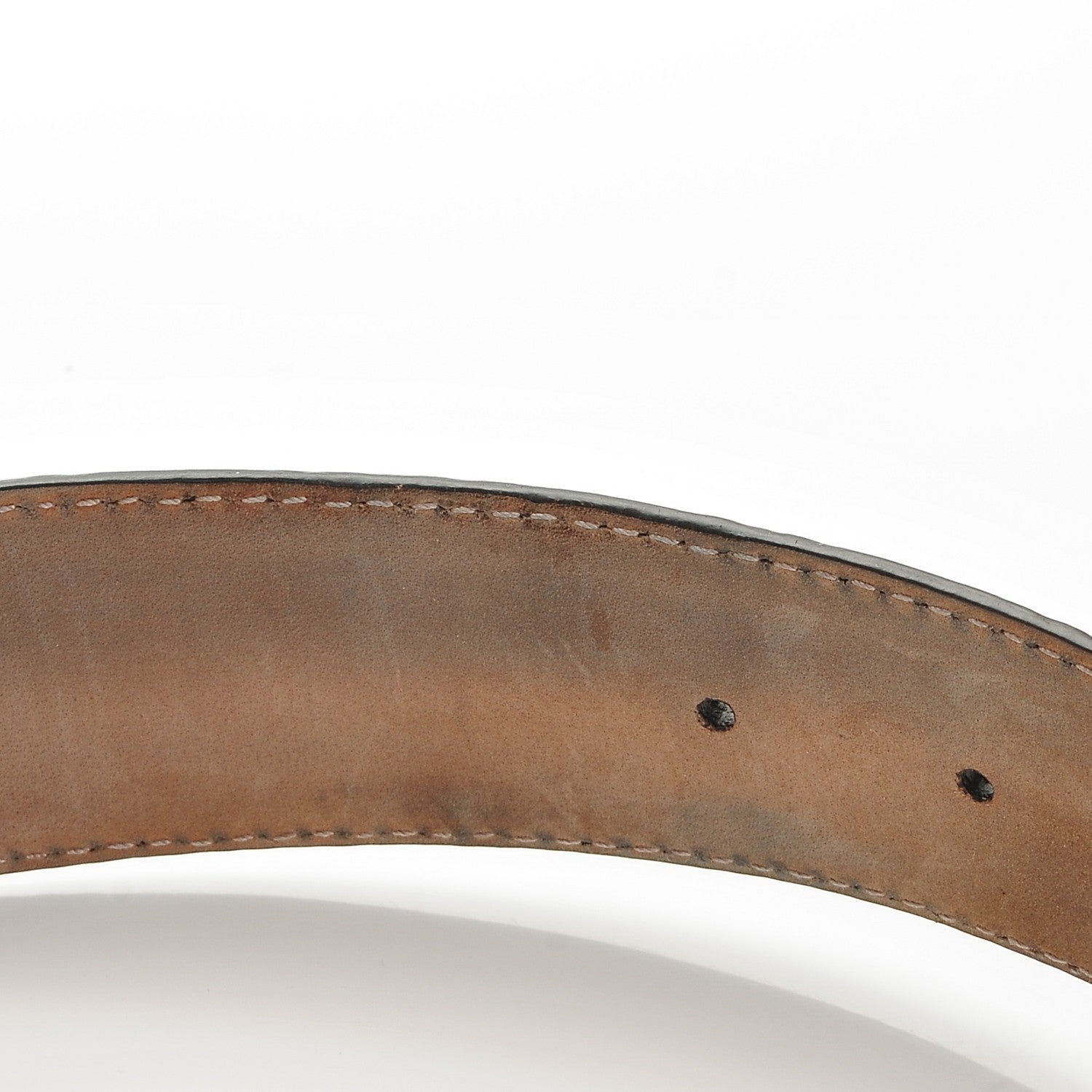 Gucci Guccissima Interlocking G Belt 90 36 Dark Brown 6 of 7