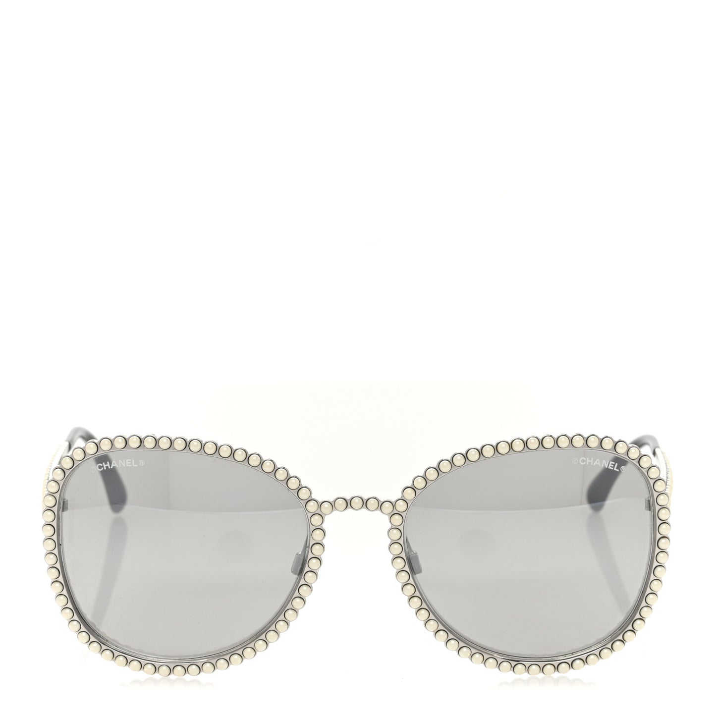Beaded Sunglasses 71337 Silver