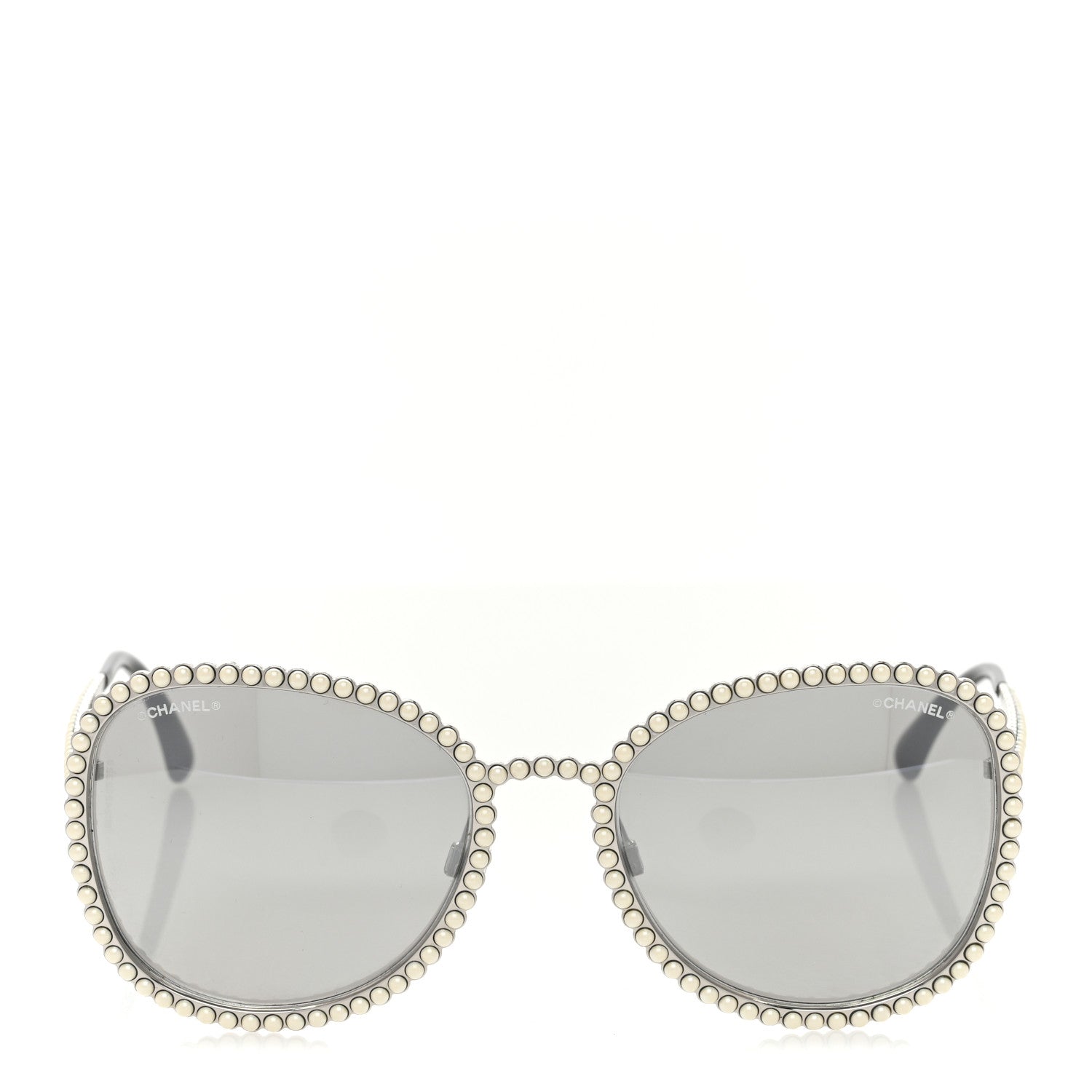 Chanel Beaded Sunglasses 71337 Silver 2 of 9