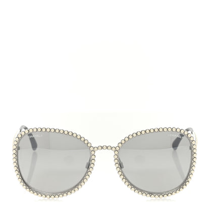 Chanel Beaded Sunglasses 71337 Silver 2 of 9