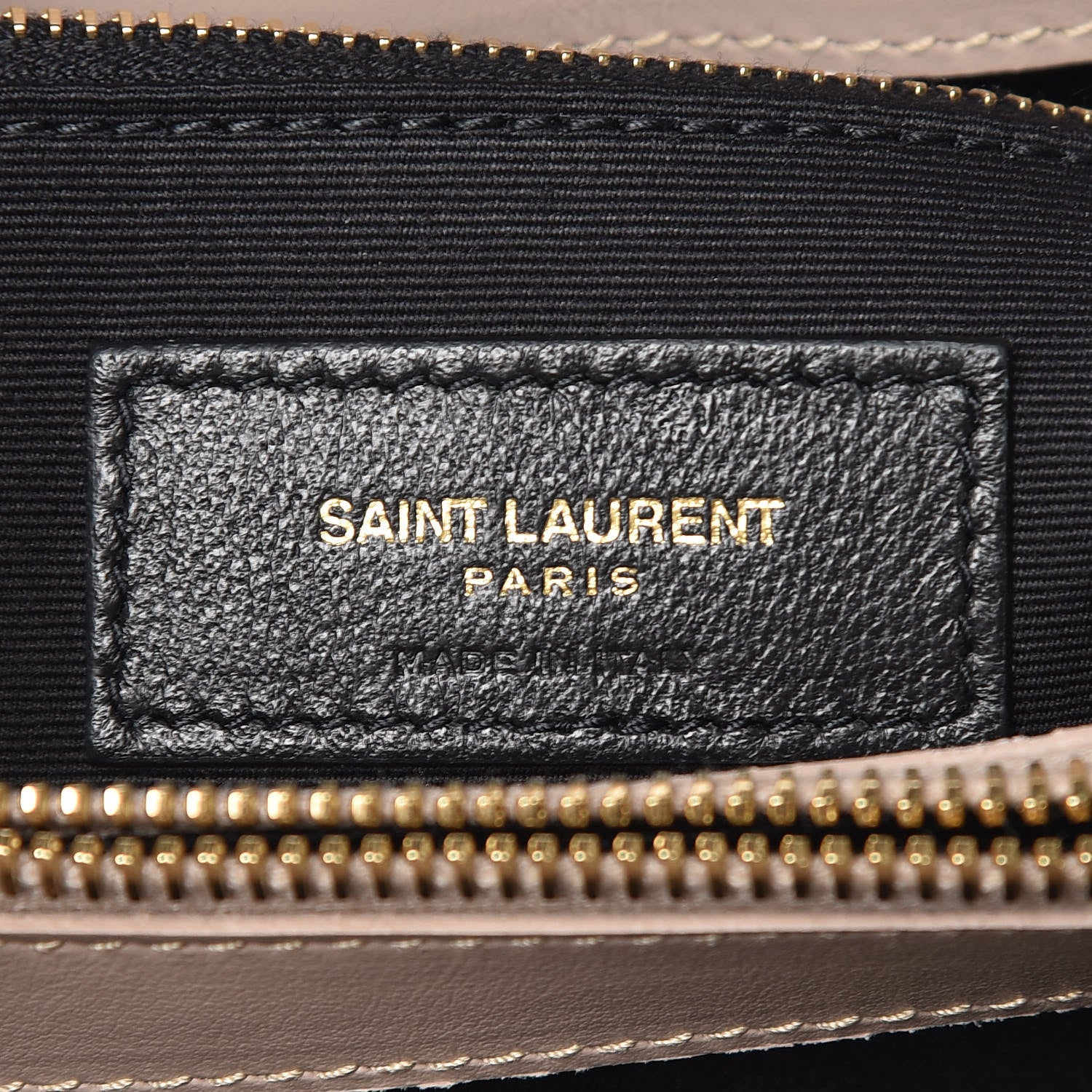 Saint Laurent Calfskin Y Quilted Monogram Medium Loulou Chain Satchel Light Natural 9 of 10