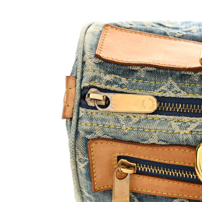 Louis Vuitton Monogram Denim Neo Speedy Blue 12 of 18
