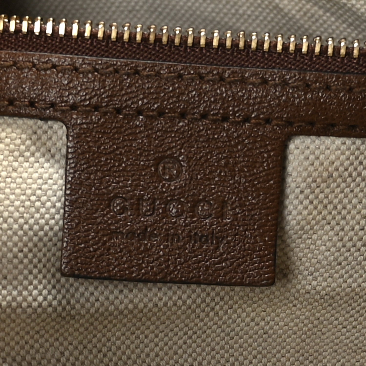 Gucci Monogram Calfskin Large Horsebit 1955 Tote Bag Beige Brown Sugar 6 of 10