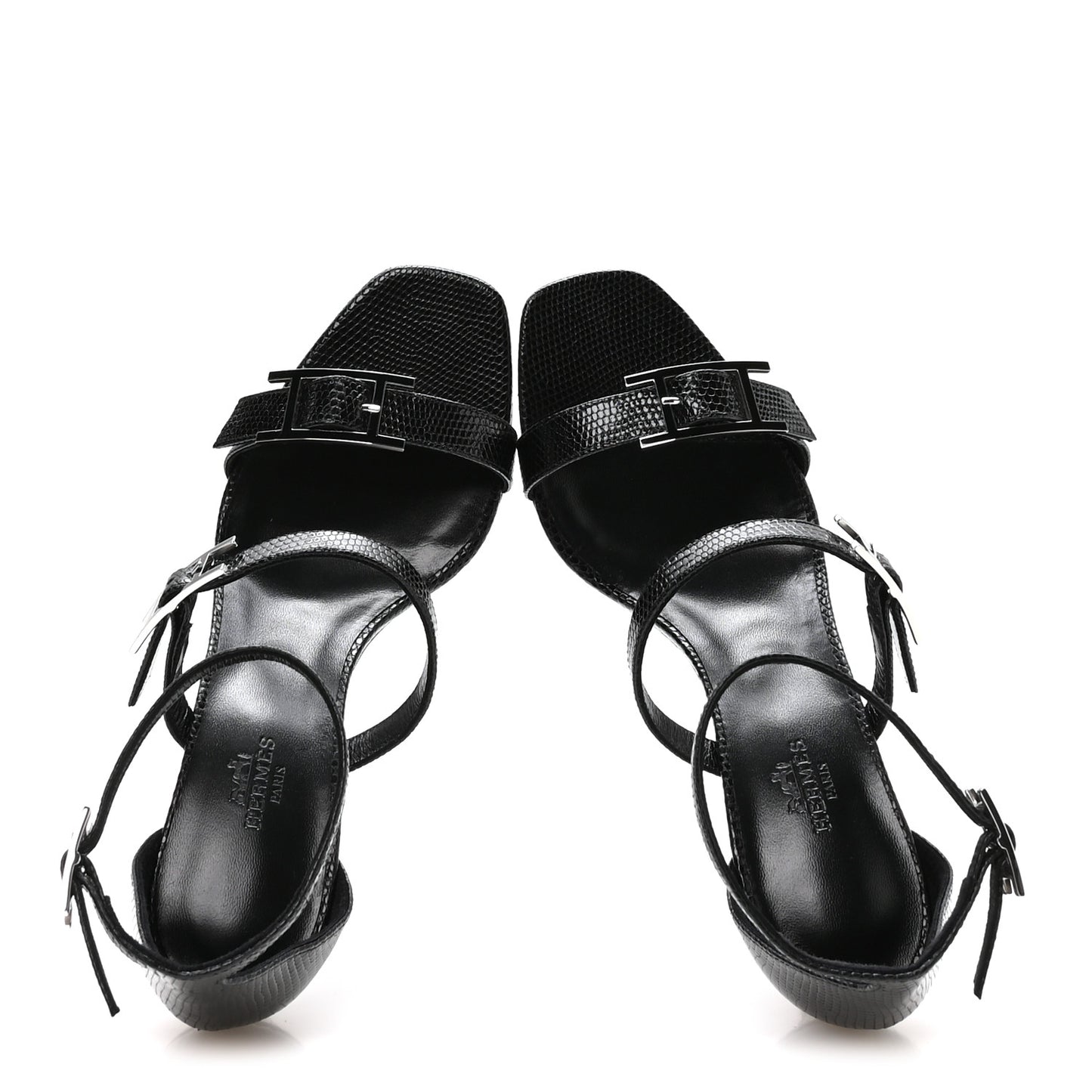 Lizard Premiere 90 Sandals 39 Black
