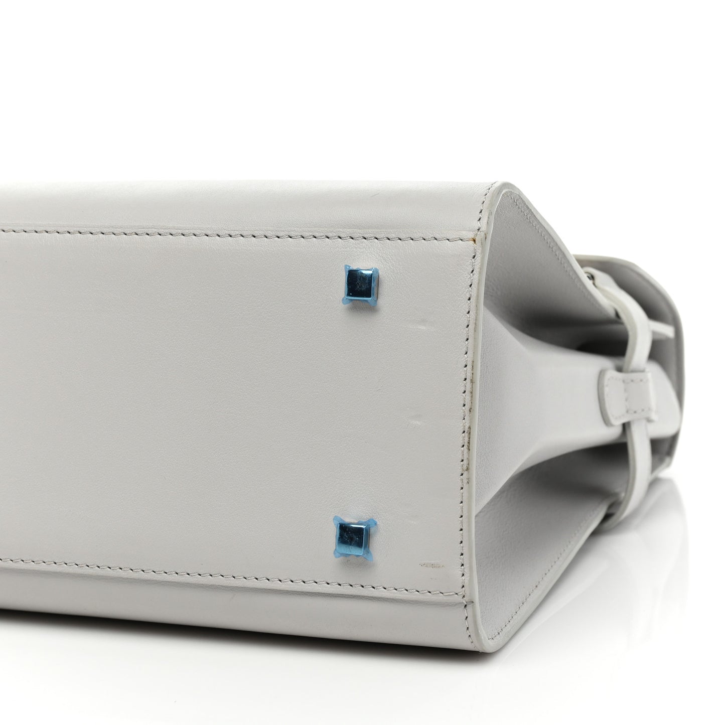 Calfskin GM Tempete Satchel Grey