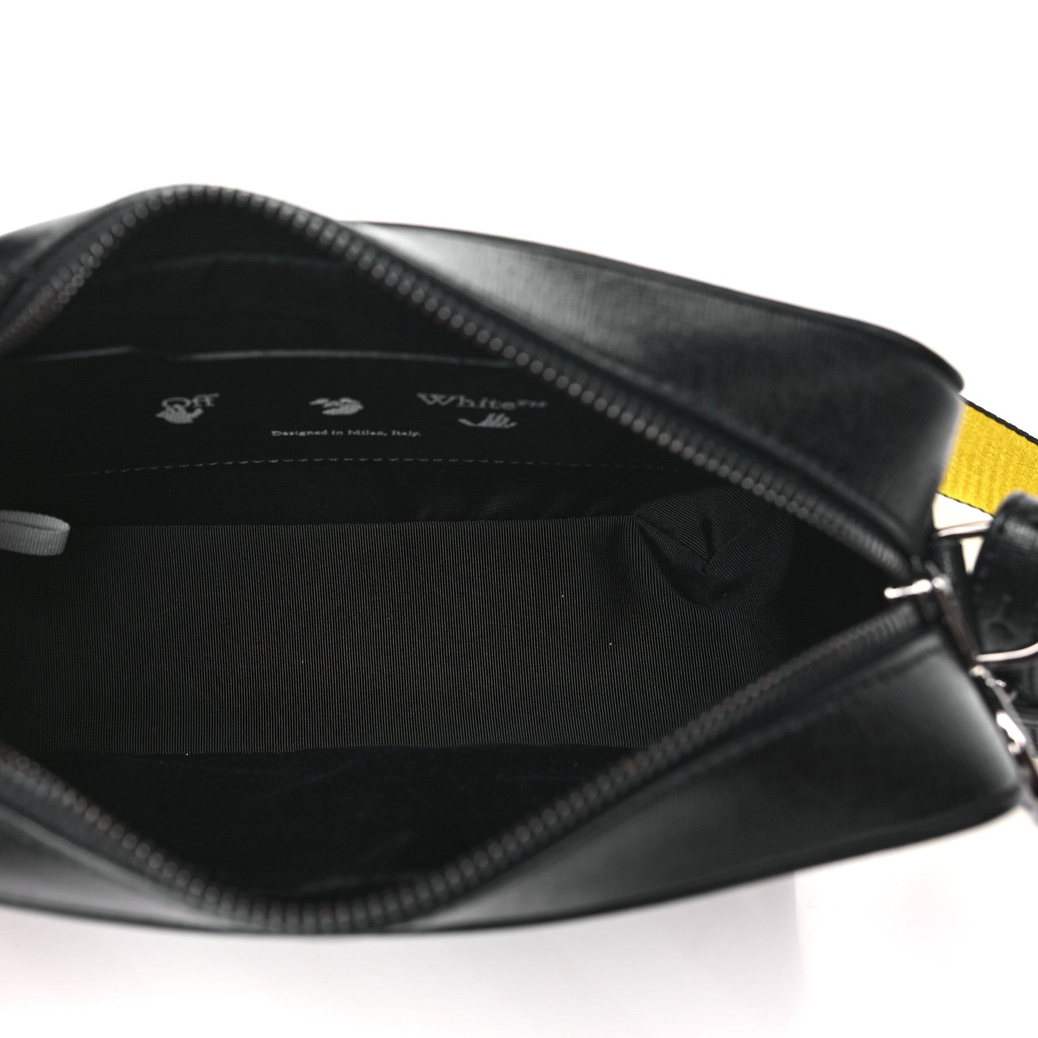 Off-White Saffiano Diag Camera Bag Black 5 of 8