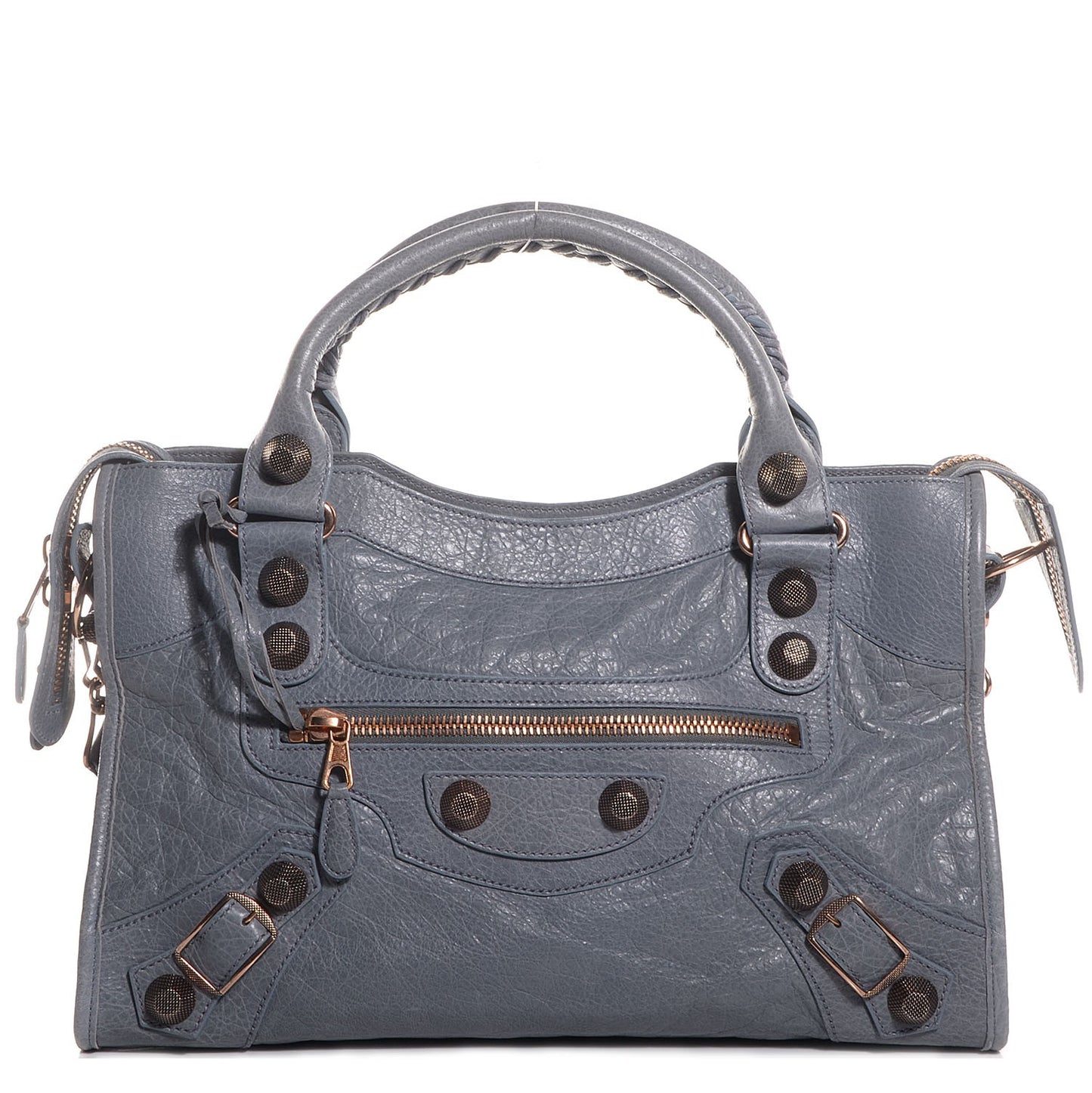 Agneau Giant 21 Rose Gold Hardware City Ardoise