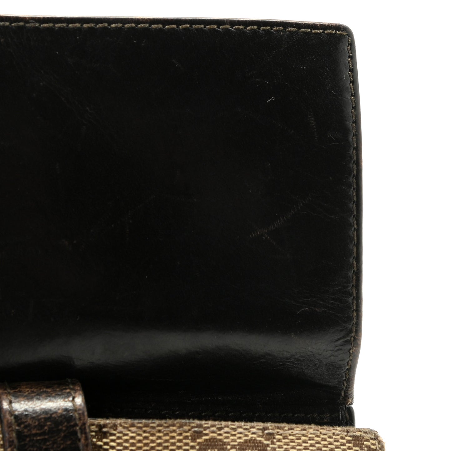 Monogram Web Jackie French Wallet Brown