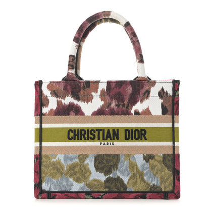 Christian Dior Canvas Embroidered Floral Book Tote Multicolor 1 of 10