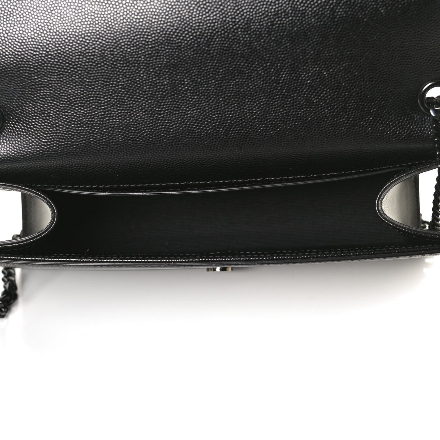 Grain De Poudre Medium Classic Monogram Kate Satchel Black